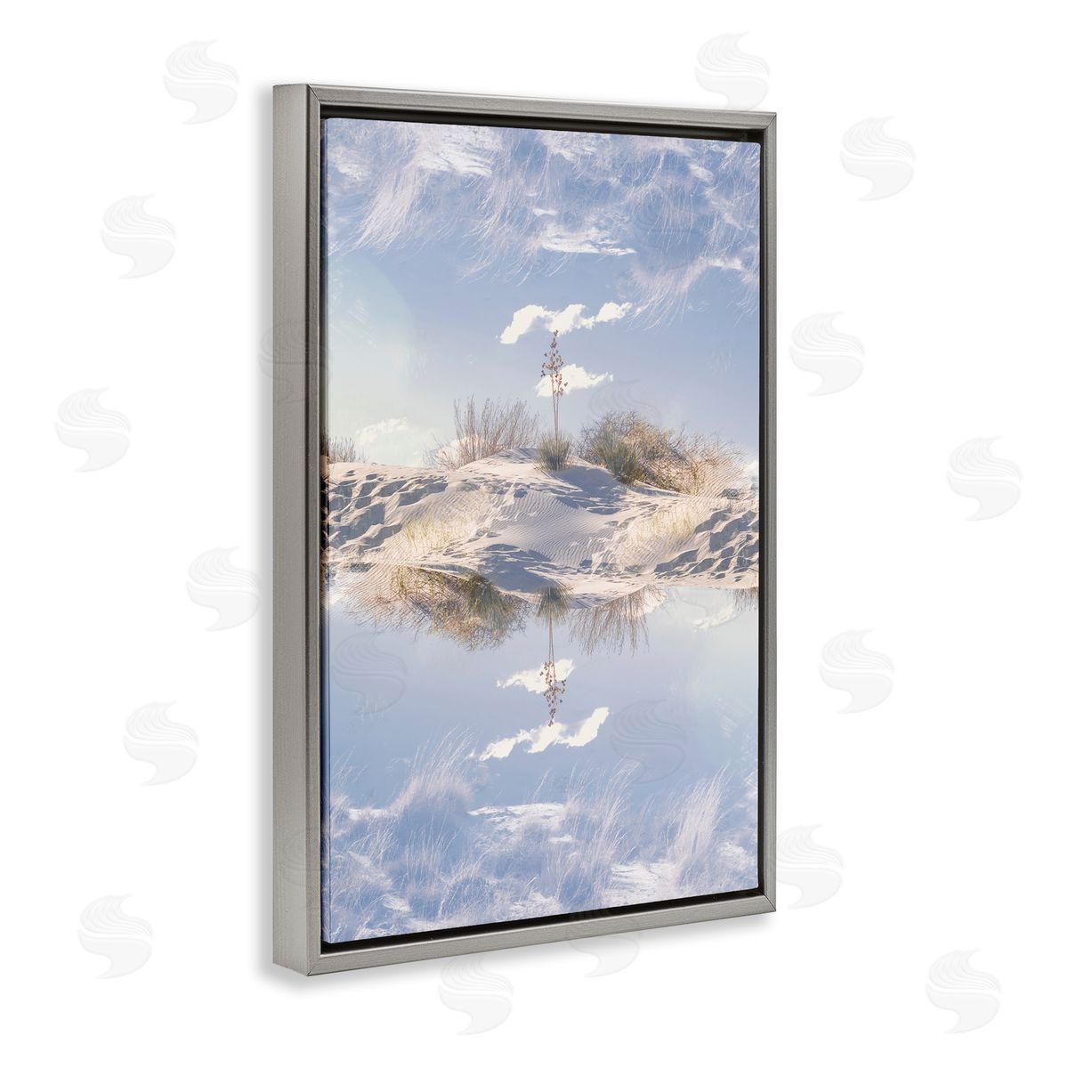 Robin Vandenabeele Sprouting From Beach Dune Reflection Canvas Wall Art Print