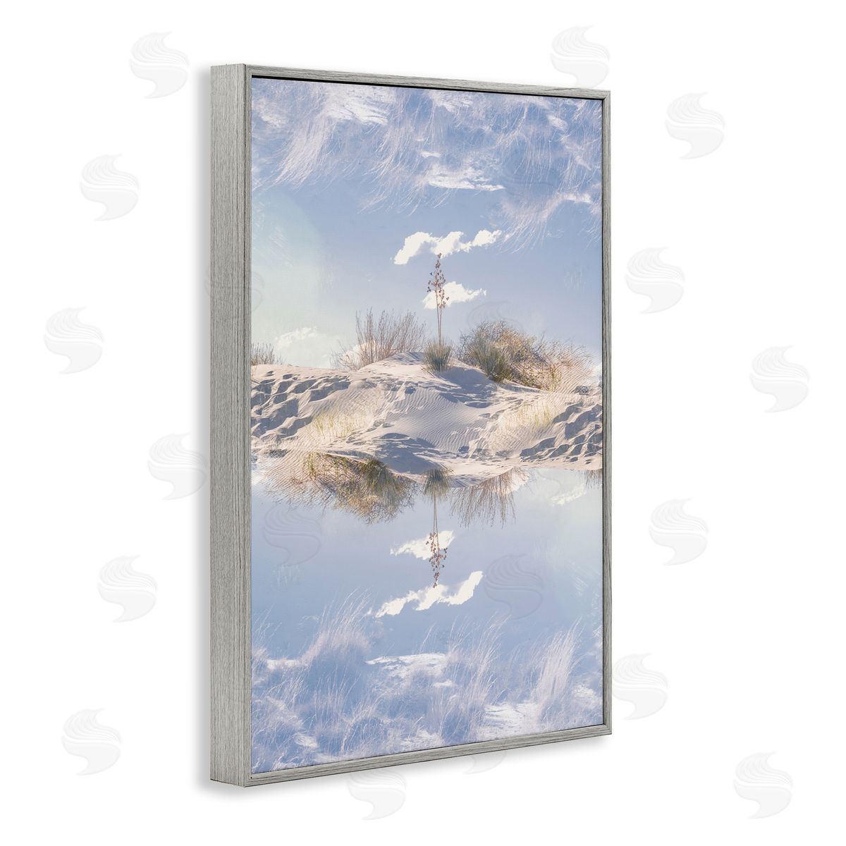 Robin Vandenabeele Sprouting From Beach Dune Reflection Canvas Wall Art Print