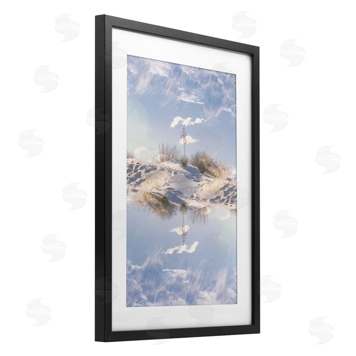 Robin Vandenabeele Sprouting From Beach Dune Reflection Canvas Wall Art Print