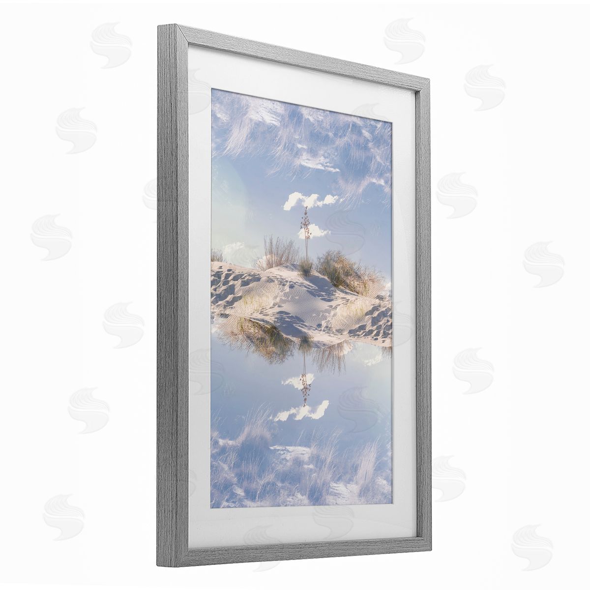Robin Vandenabeele Sprouting From Beach Dune Reflection Canvas Wall Art Print