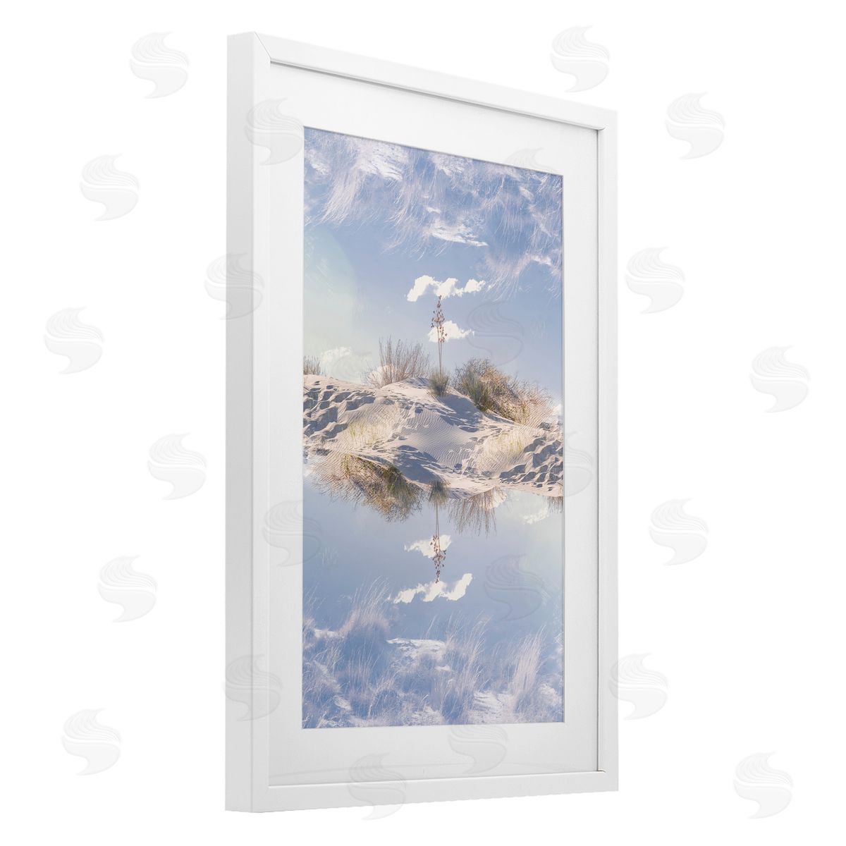 Robin Vandenabeele Sprouting From Beach Dune Reflection Canvas Wall Art Print