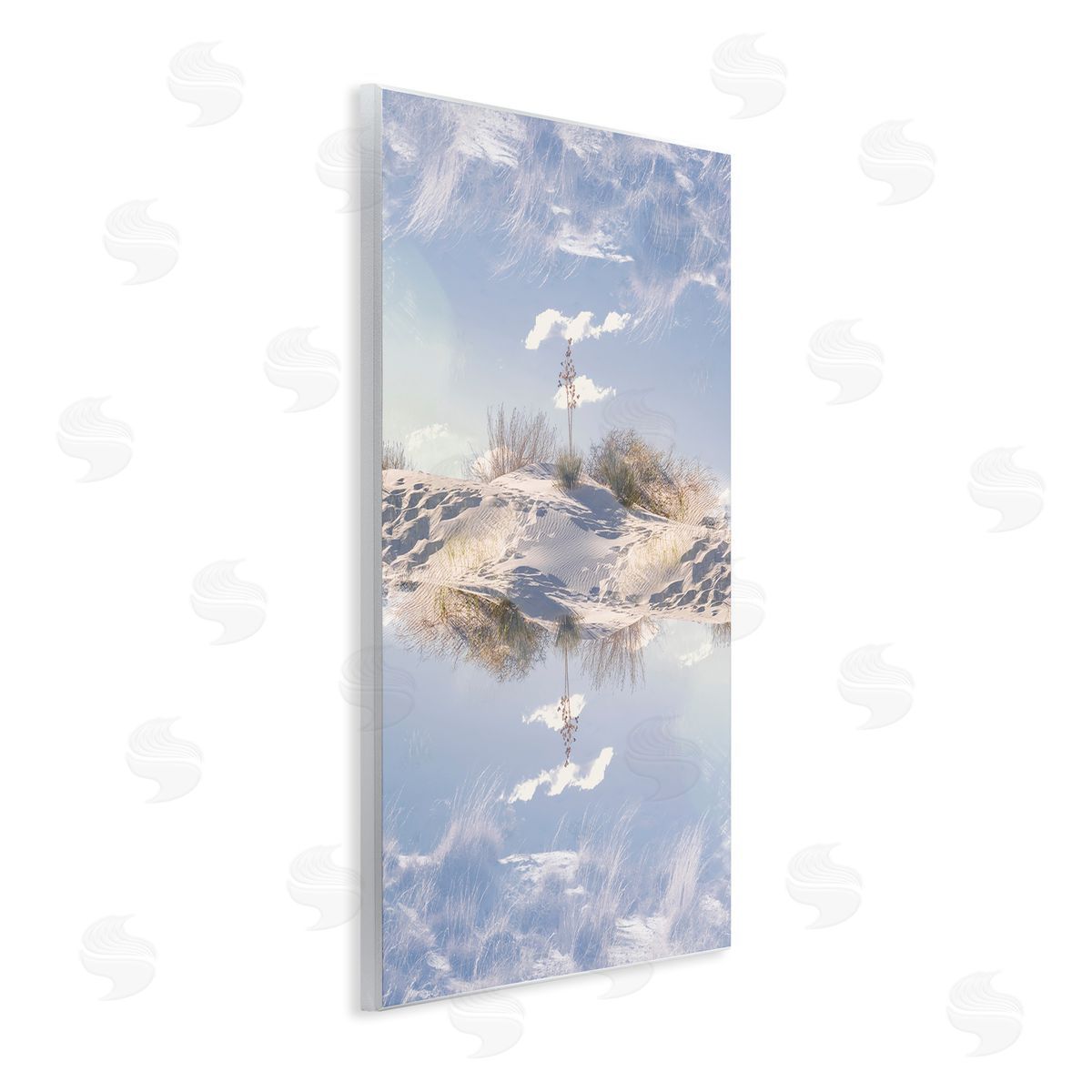 Robin Vandenabeele Sprouting From Beach Dune Reflection Canvas Wall Art Print