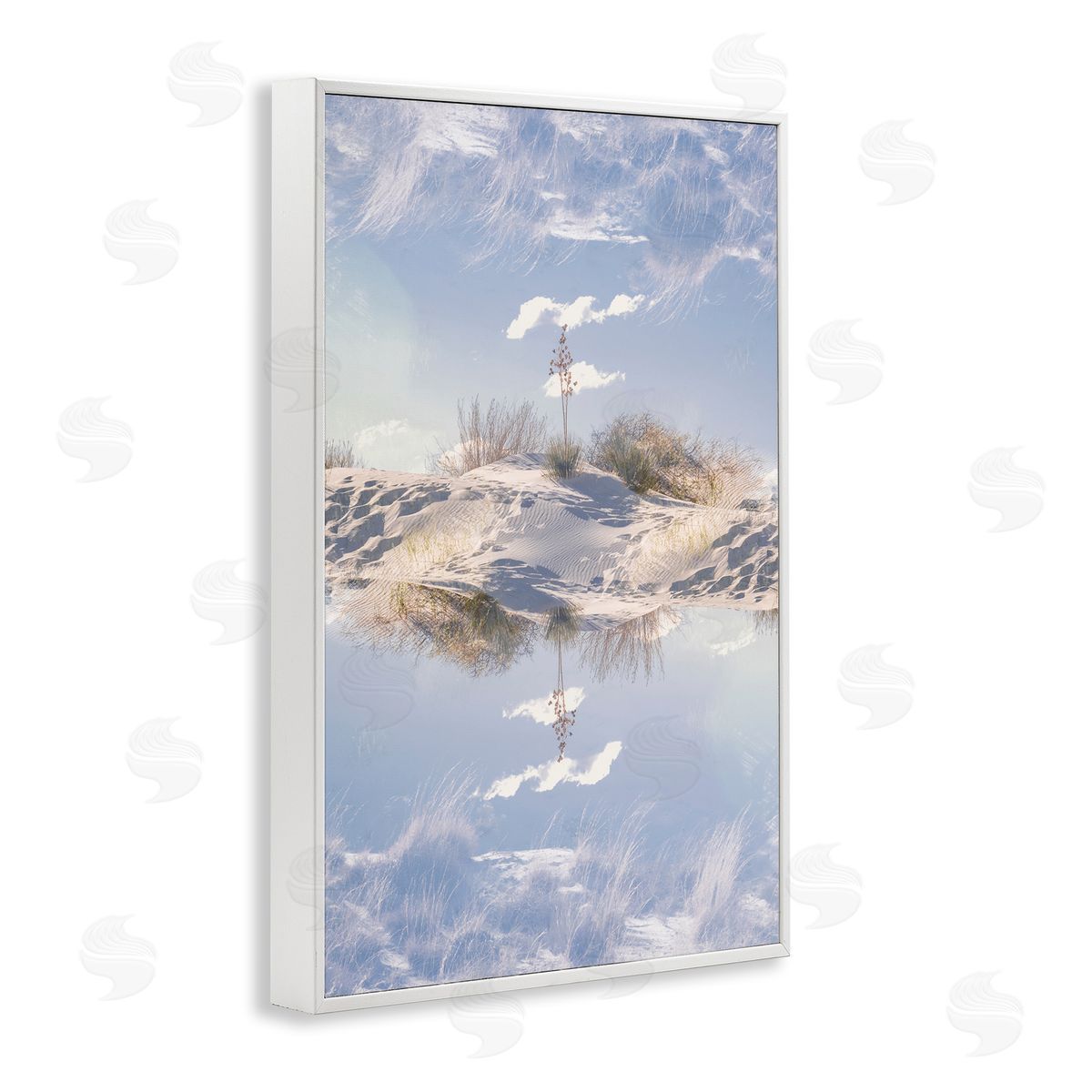 Robin Vandenabeele Sprouting From Beach Dune Reflection Canvas Wall Art Print