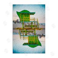 Robin Vandenabeele | Miami Beach Hut Reflection
