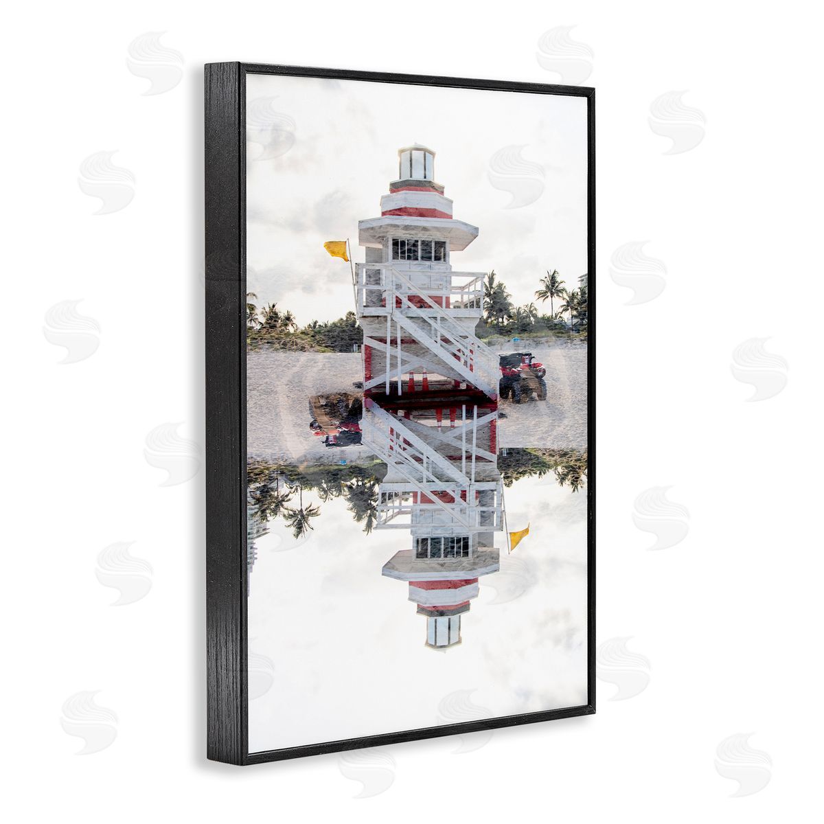 Robin Vandenabeele Miami Beachguard Reflection Canvas Wall Art Print