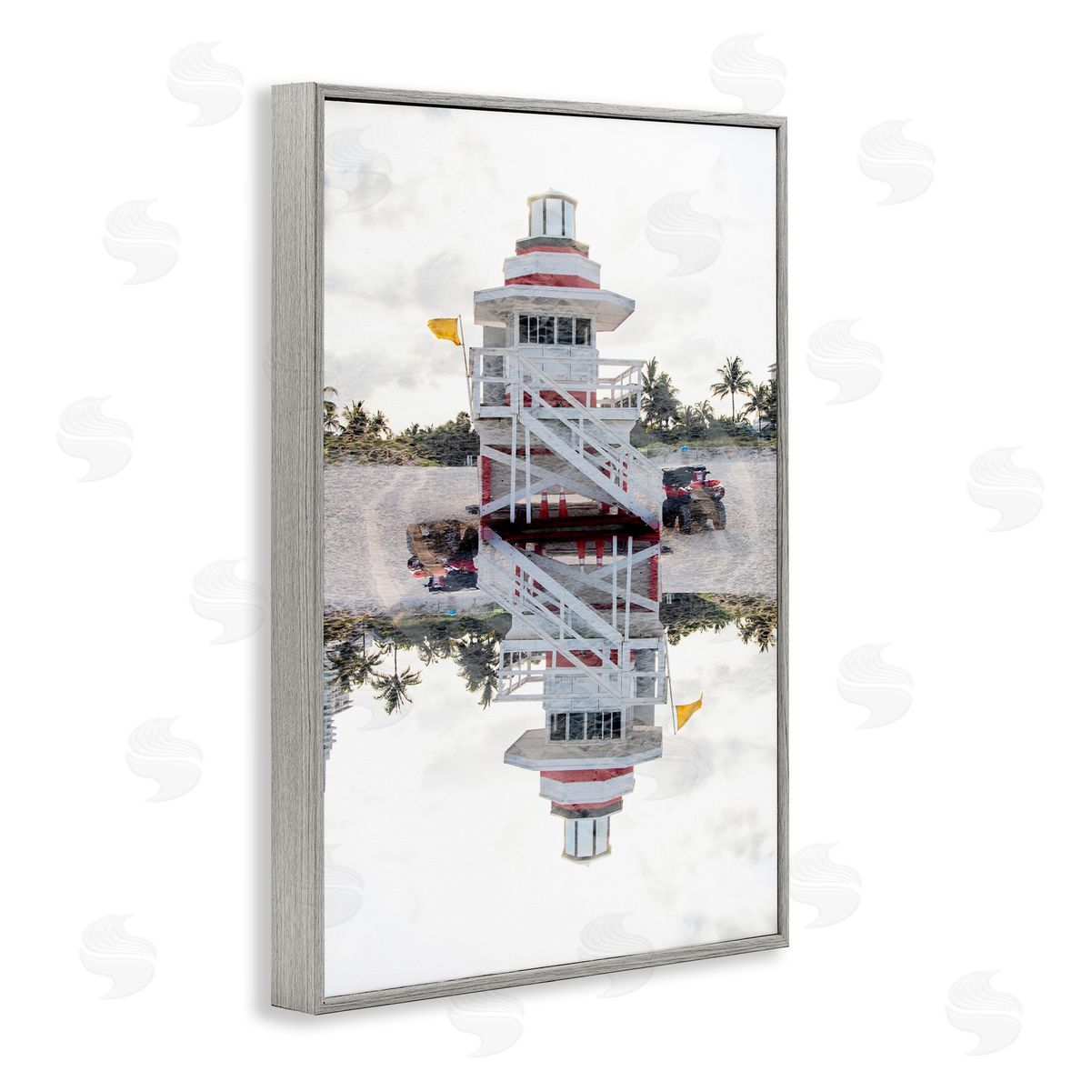 Robin Vandenabeele Miami Beachguard Reflection Canvas Wall Art Print