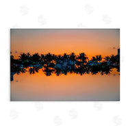 Robin Vandenabeele | Reflecting Sunset Palms