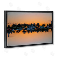 Robin Vandenabeele | Reflecting Sunset Palms