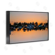 Robin Vandenabeele | Reflecting Sunset Palms