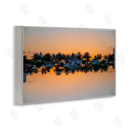 Robin Vandenabeele | Reflecting Sunset Palms