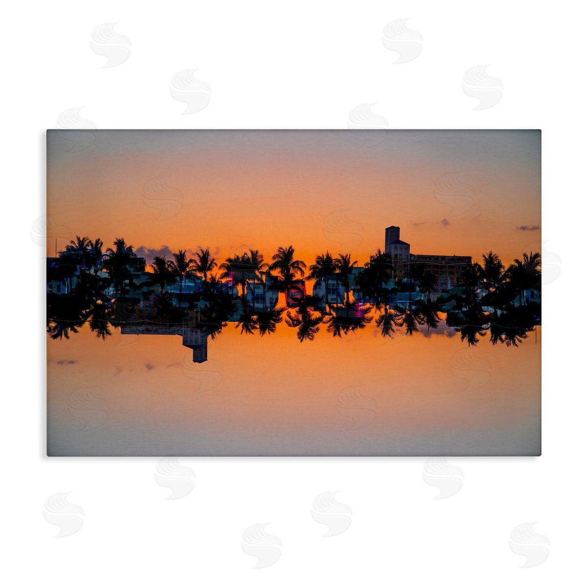 Robin Vandenabeele Tropical Summer Evening Canvas Wall Art Print