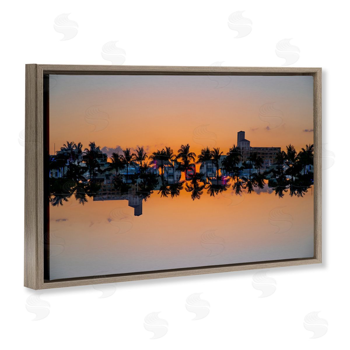 Robin Vandenabeele Tropical Summer Evening Canvas Wall Art Print