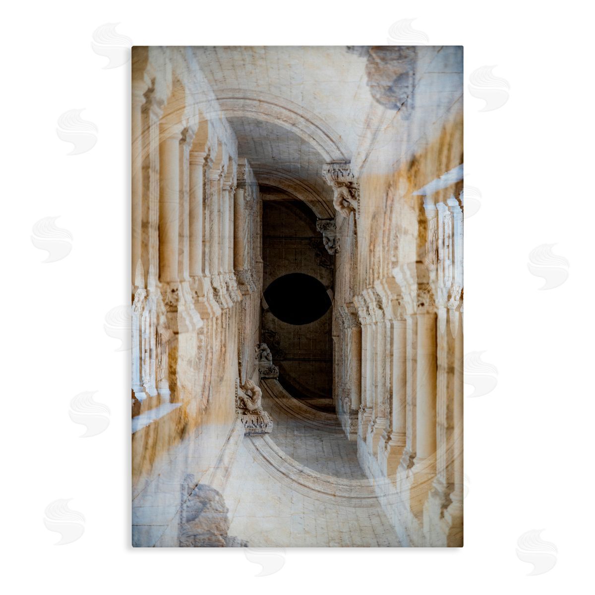 Robin Vandenabeele Surrealist Symmetry Columns Canvas Wall Art Print