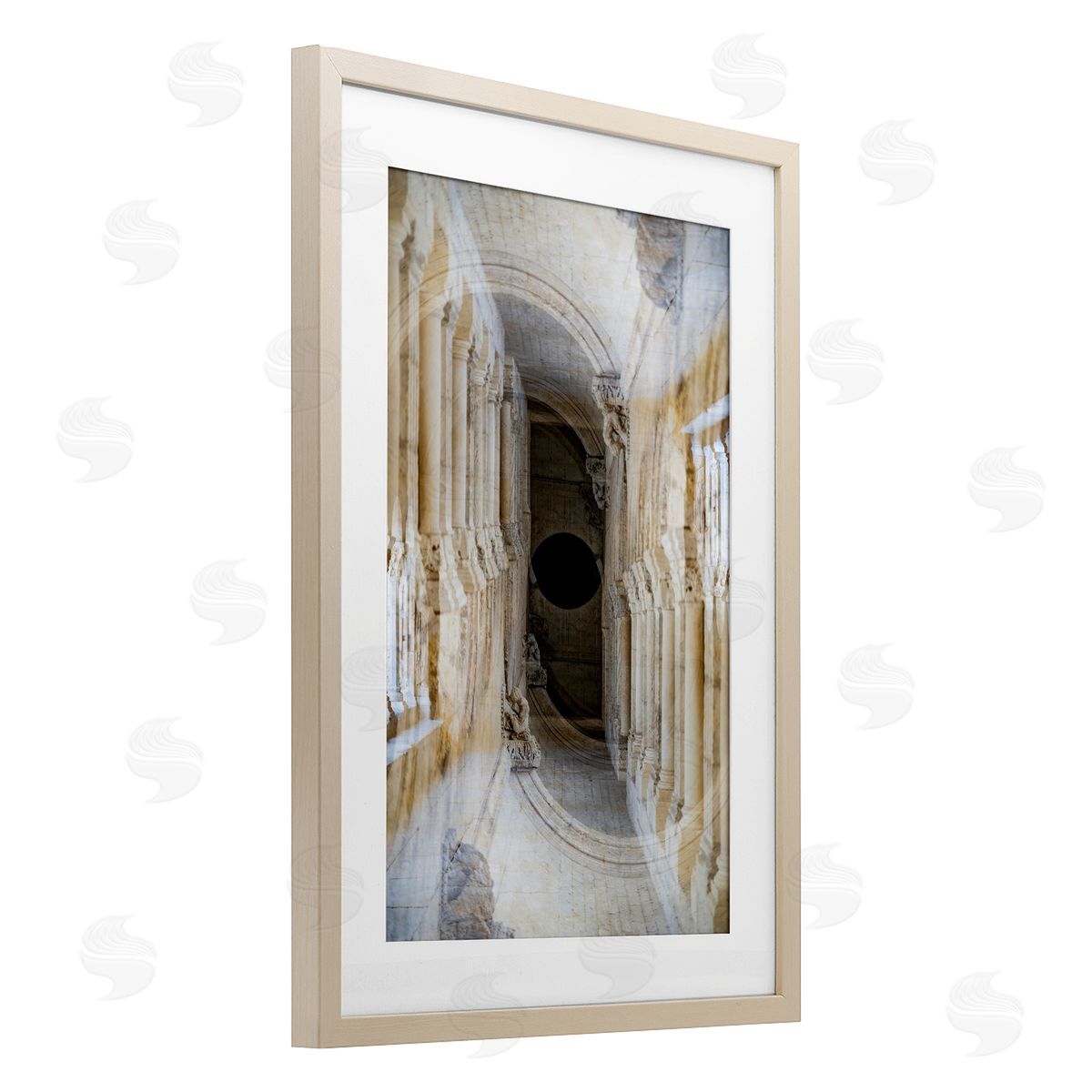 Robin Vandenabeele Surrealist Symmetry Columns Canvas Wall Art Print
