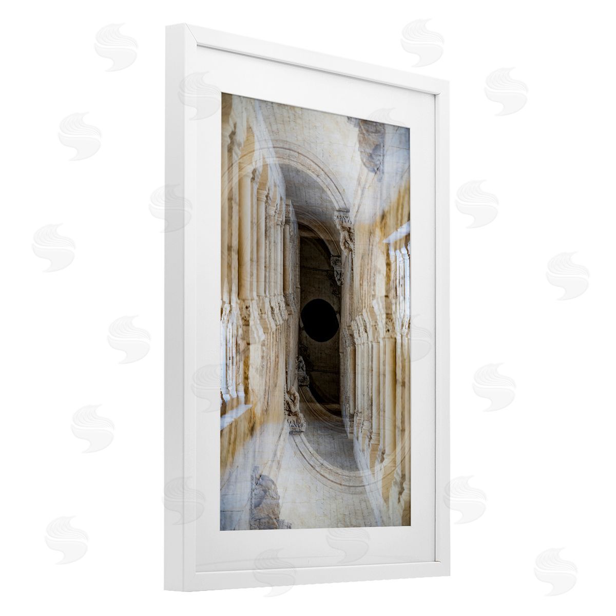 Robin Vandenabeele Surrealist Symmetry Columns Canvas Wall Art Print