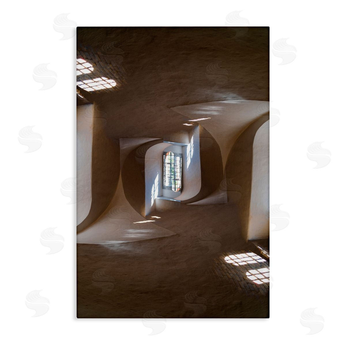 Robin Vandenabeele Window Reflections Symmetry Canvas Wall Art Print