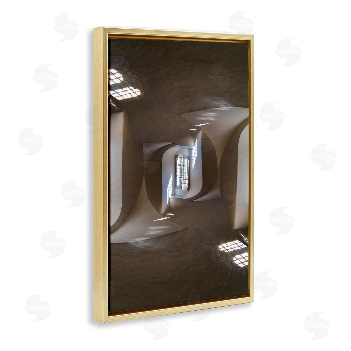 Robin Vandenabeele Window Reflections Symmetry Canvas Wall Art Print