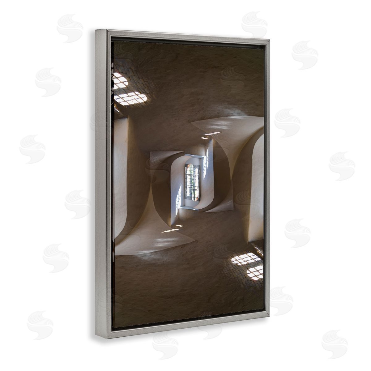 Robin Vandenabeele Window Reflections Symmetry Canvas Wall Art Print