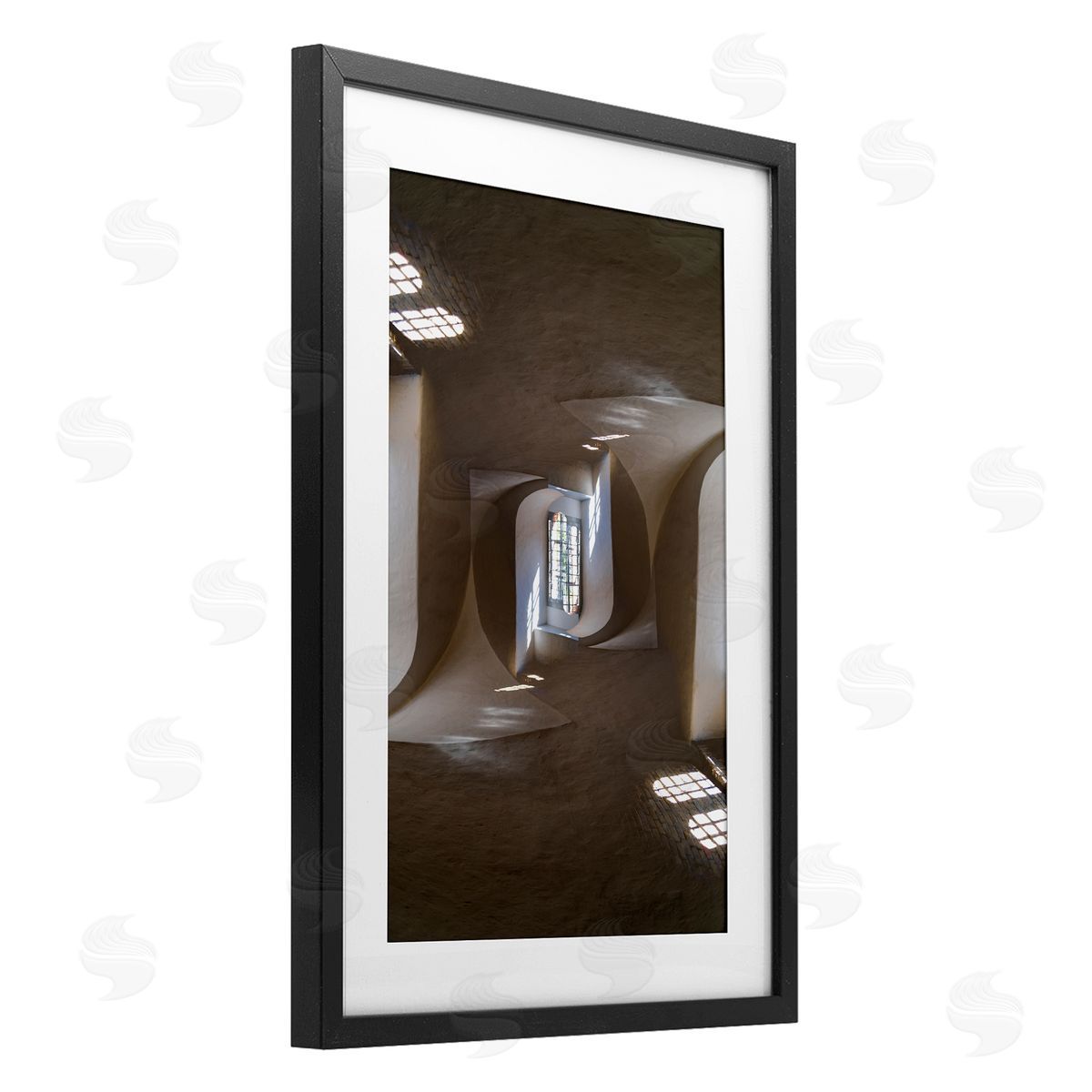 Robin Vandenabeele Window Reflections Symmetry Canvas Wall Art Print