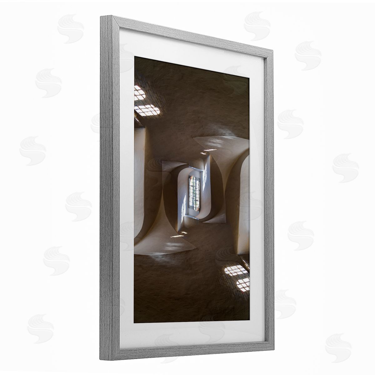 Robin Vandenabeele Window Reflections Symmetry Canvas Wall Art Print