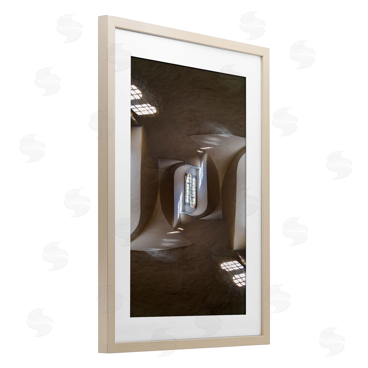 Robin Vandenabeele Window Reflections Symmetry Canvas Wall Art Print