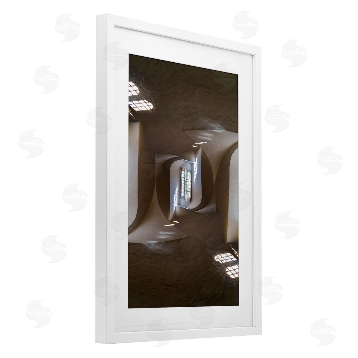 Robin Vandenabeele Window Reflections Symmetry Canvas Wall Art Print