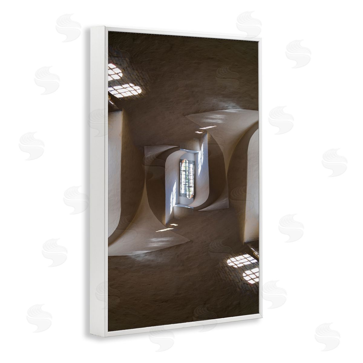 Robin Vandenabeele Window Reflections Symmetry Canvas Wall Art Print