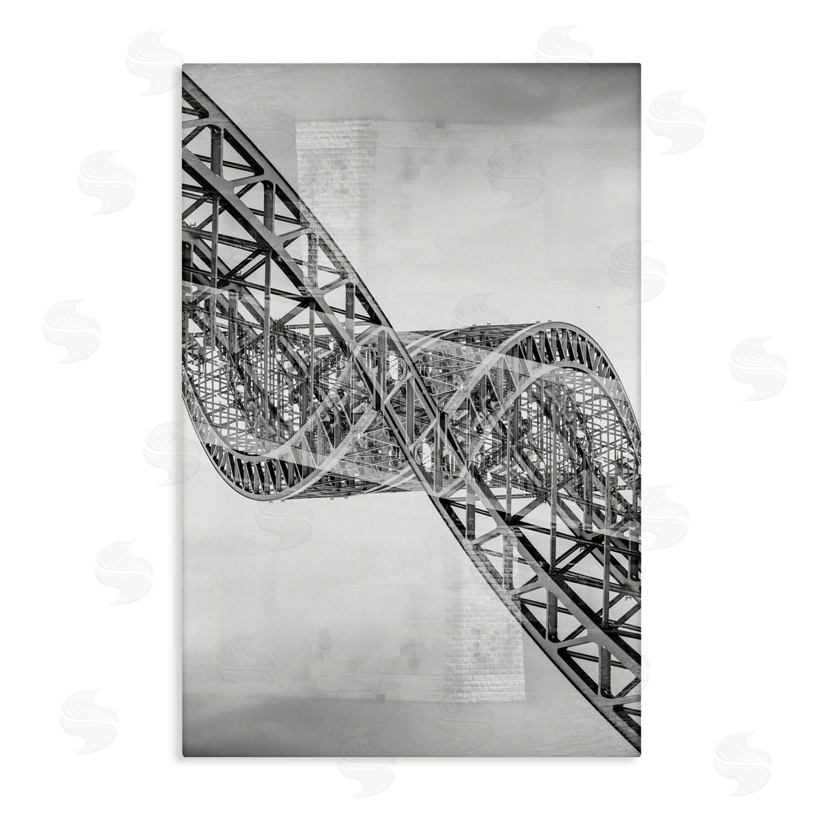 Robin Vandenabeele Surrealist Twisting Iron Canvas Wall Art Print