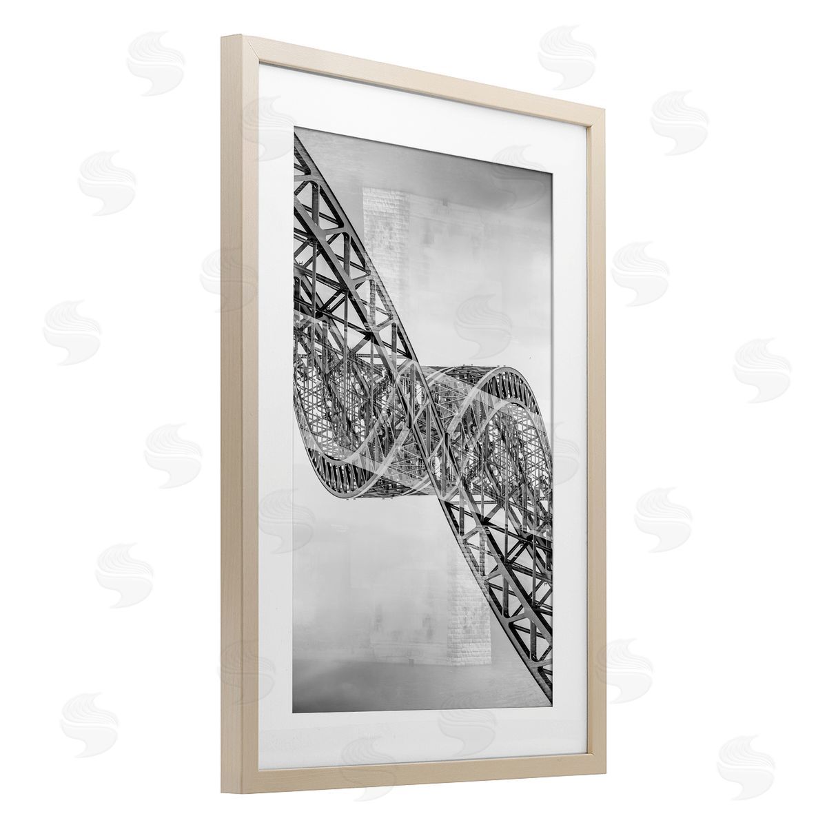 Robin Vandenabeele Surrealist Twisting Iron Canvas Wall Art Print