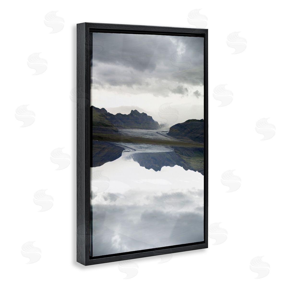 Robin Vandenabeele Ice Roadtrip Reflection Canvas Wall Art Print