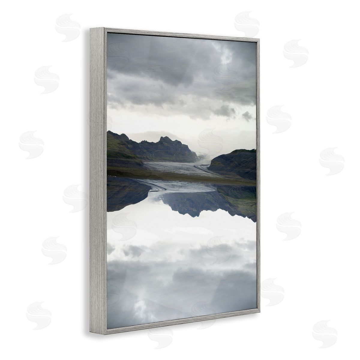 Robin Vandenabeele Ice Roadtrip Reflection Canvas Wall Art Print