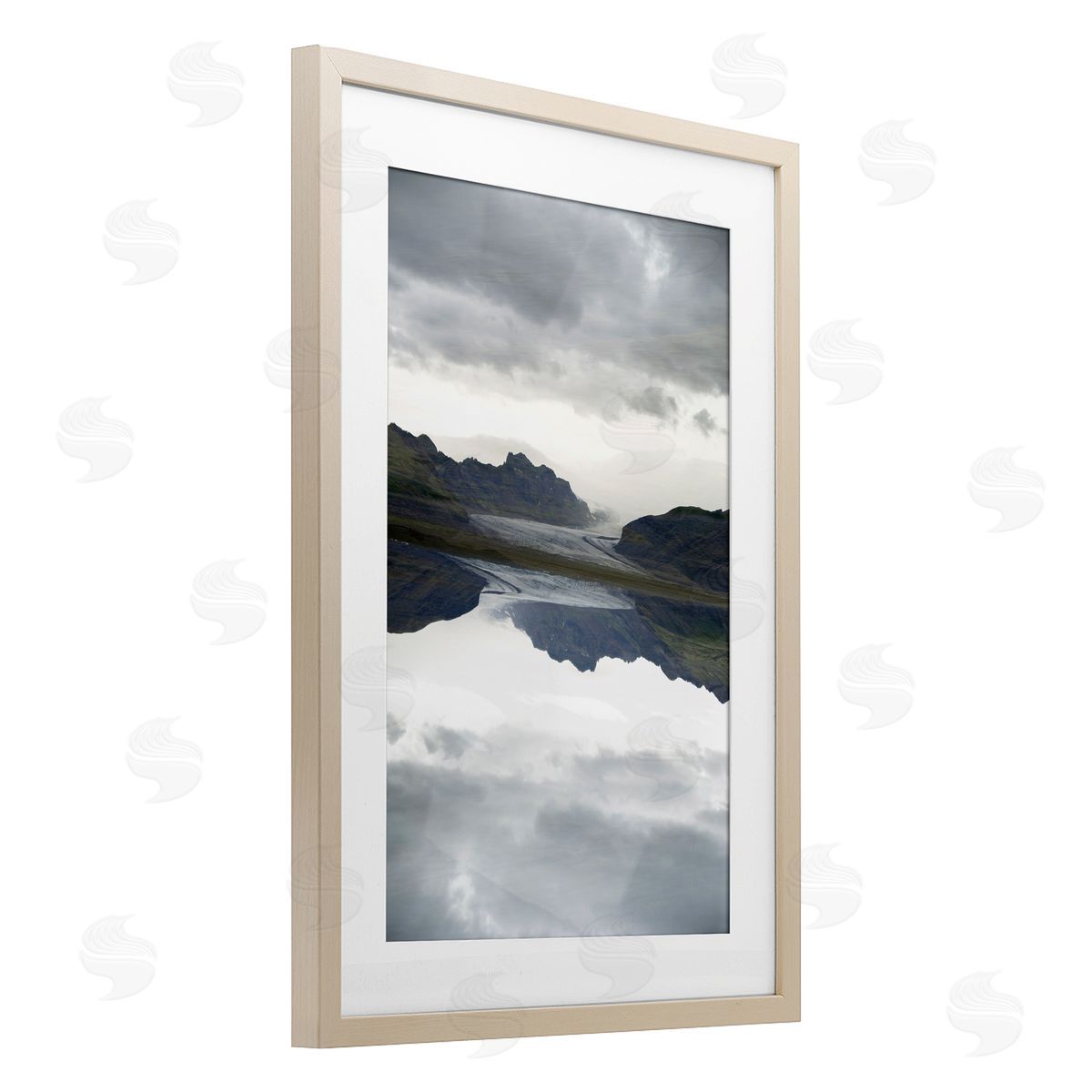Robin Vandenabeele Ice Roadtrip Reflection Canvas Wall Art Print
