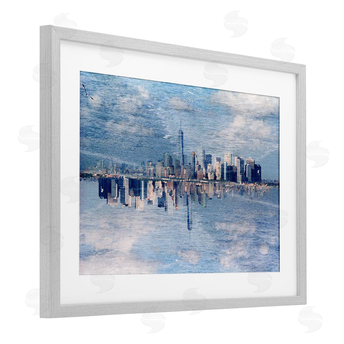 Robin Vandenabeele City Skyline Reflection Canvas Wall Art Print