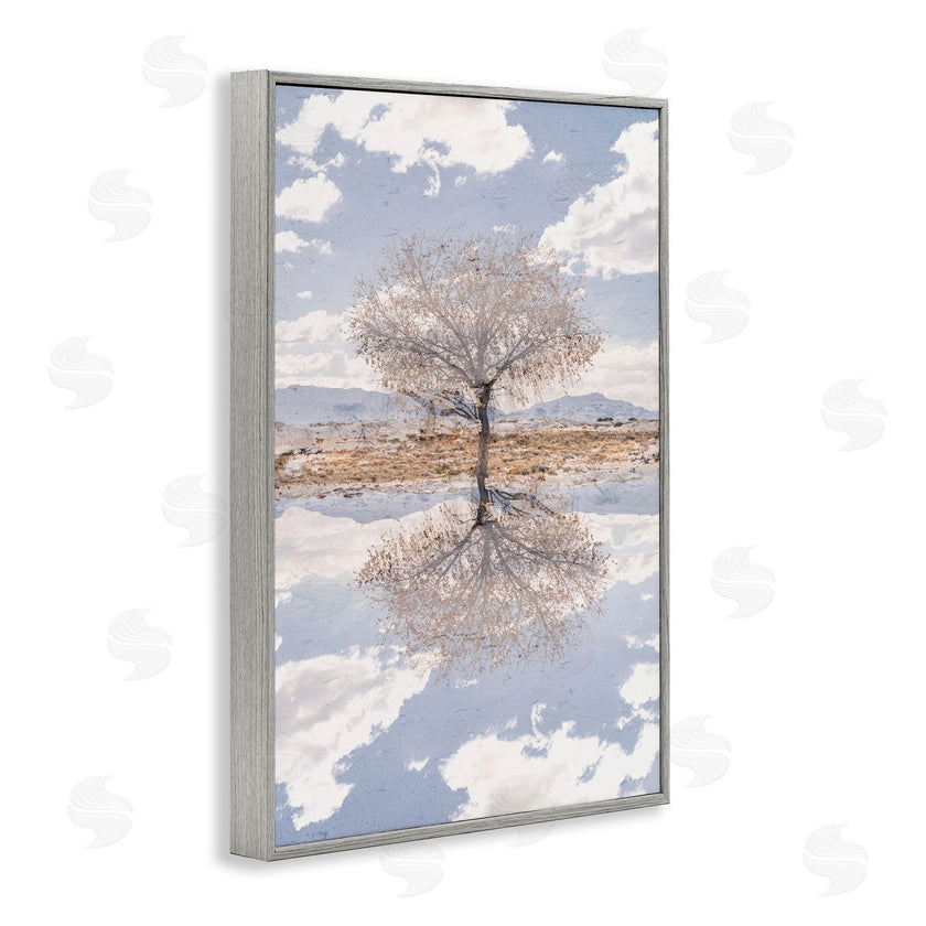 Robin Vandenabeele | Lone Tree & Clouds Reflection