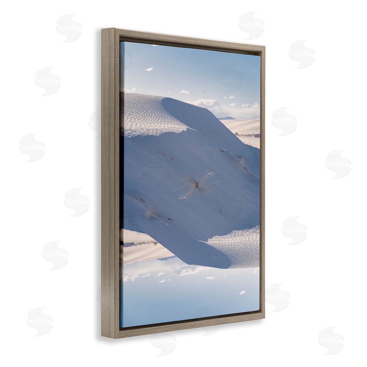 Robin Vandenabeele Symmetrical Sand Dunes Canvas Wall Art Print
