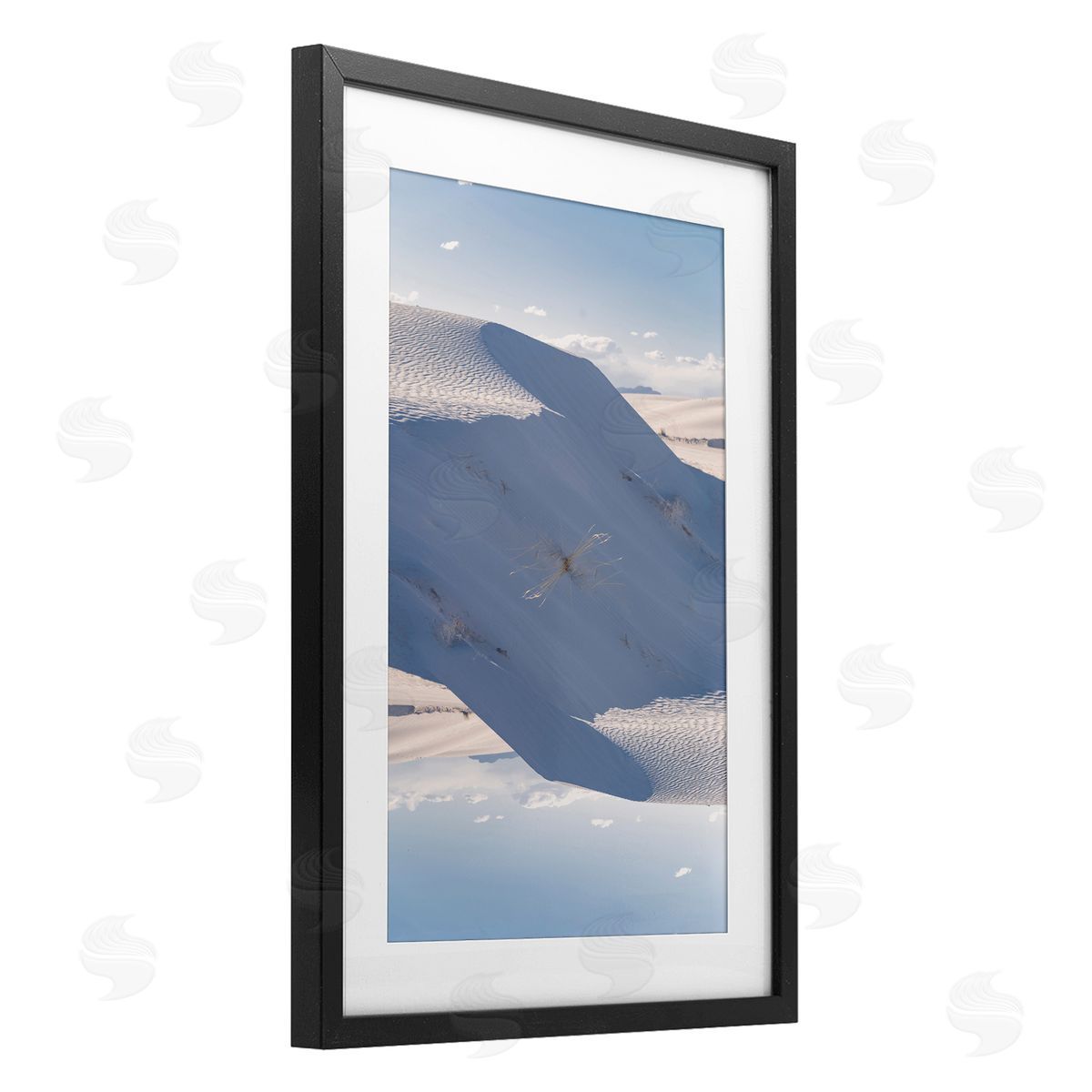 Robin Vandenabeele Symmetrical Sand Dunes Canvas Wall Art Print