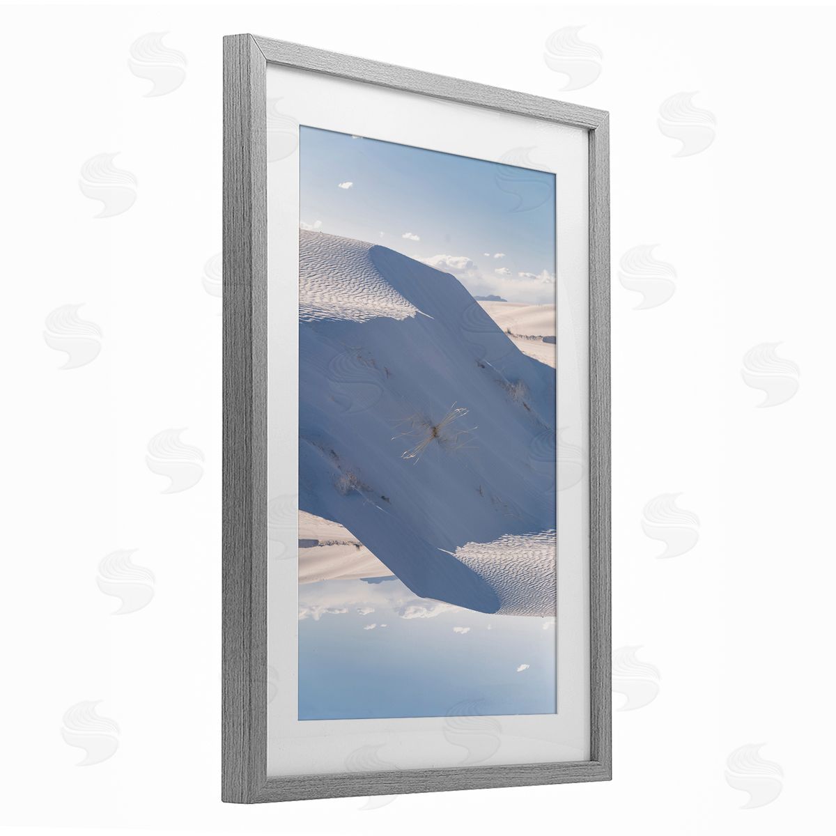 Robin Vandenabeele Symmetrical Sand Dunes Canvas Wall Art Print