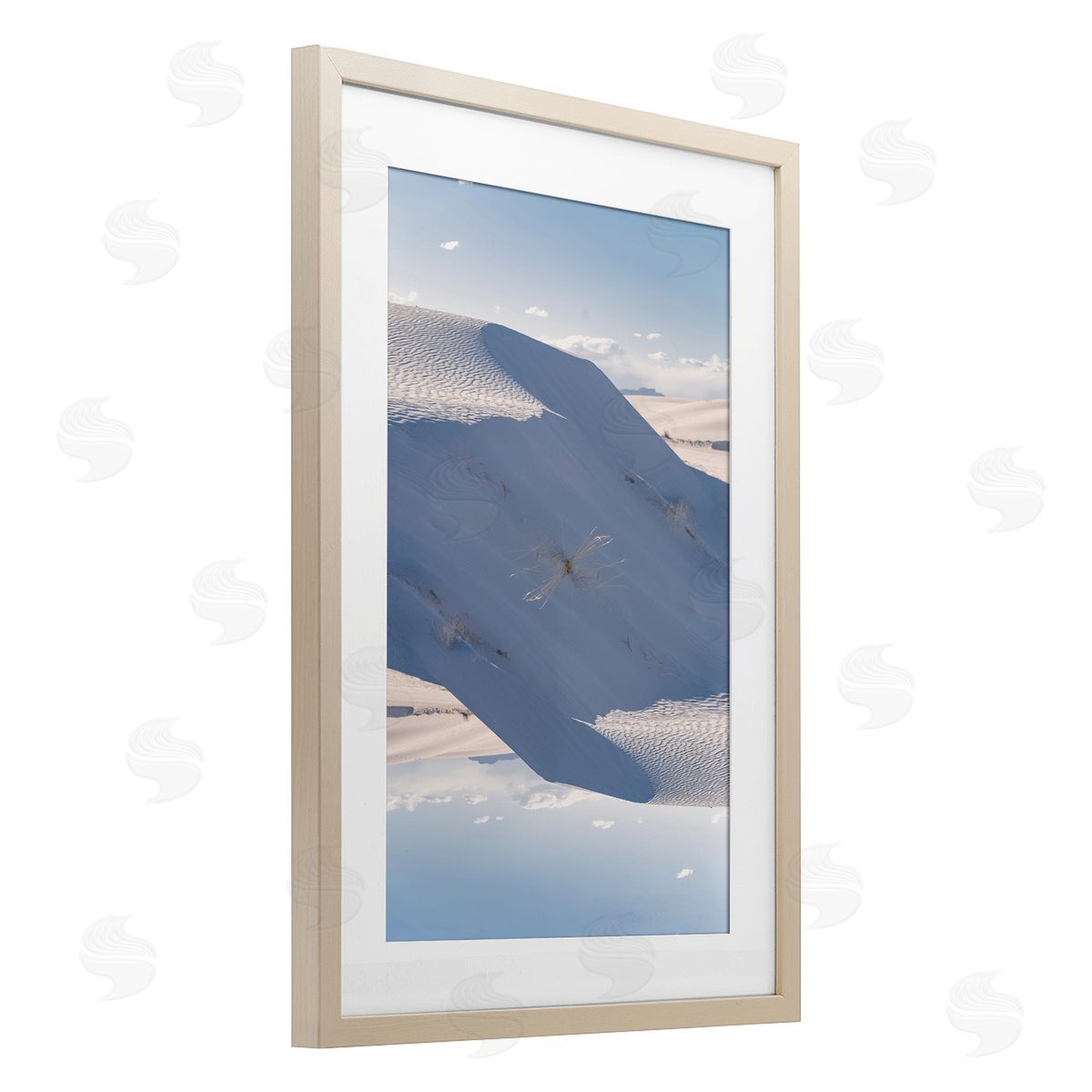 Robin Vandenabeele Symmetrical Sand Dunes Canvas Wall Art Print