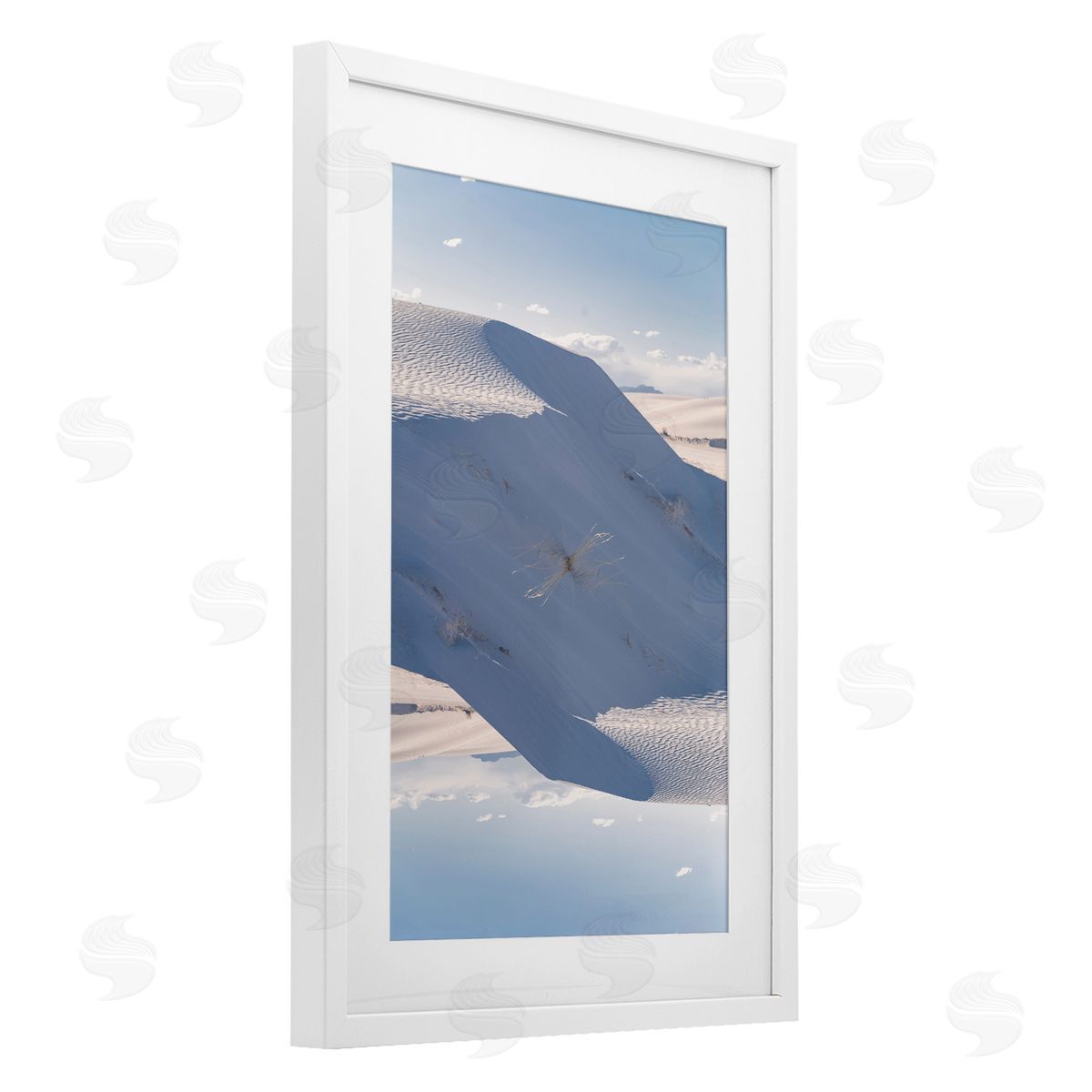 Robin Vandenabeele Symmetrical Sand Dunes Canvas Wall Art Print