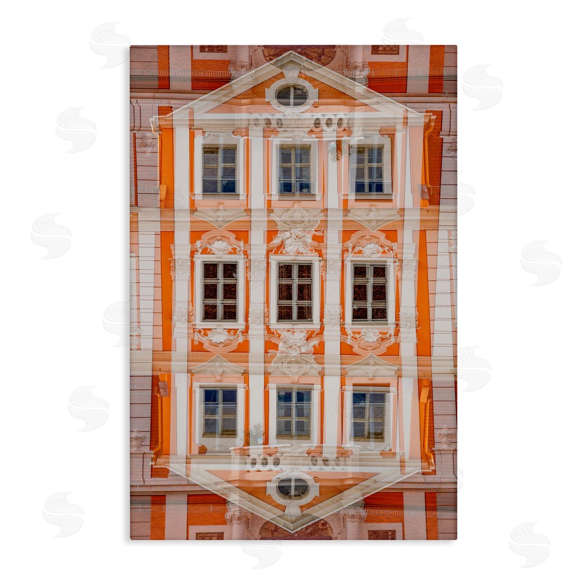 Robin Vandenabeele Symmetrical Architecture Windows Canvas Wall Art Print