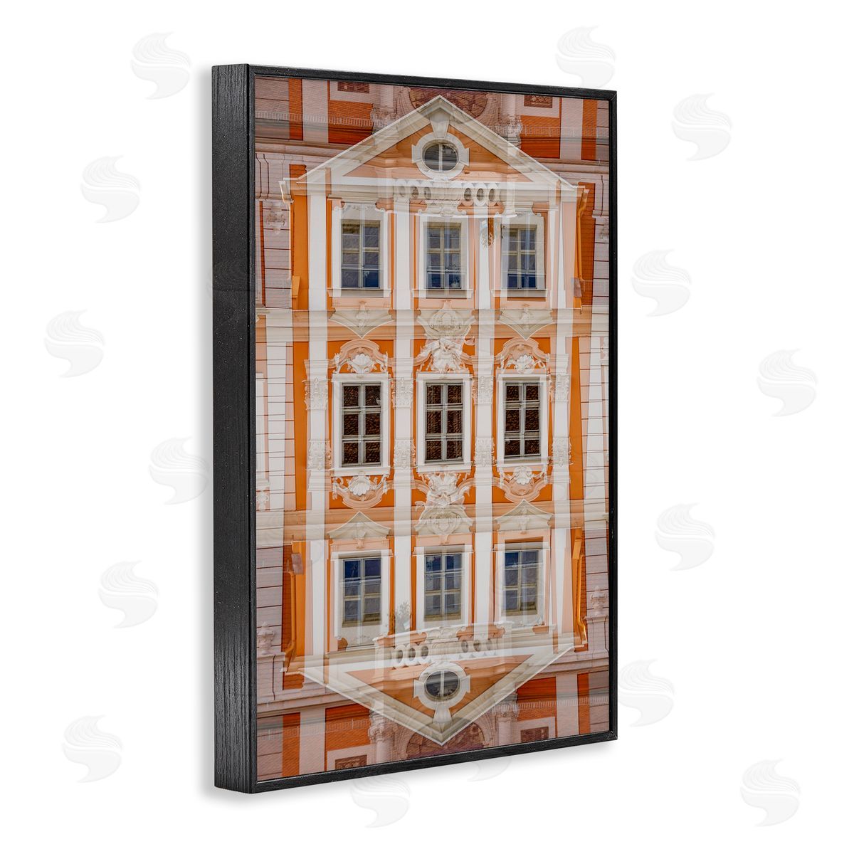 Robin Vandenabeele Symmetrical Architecture Windows Canvas Wall Art Print