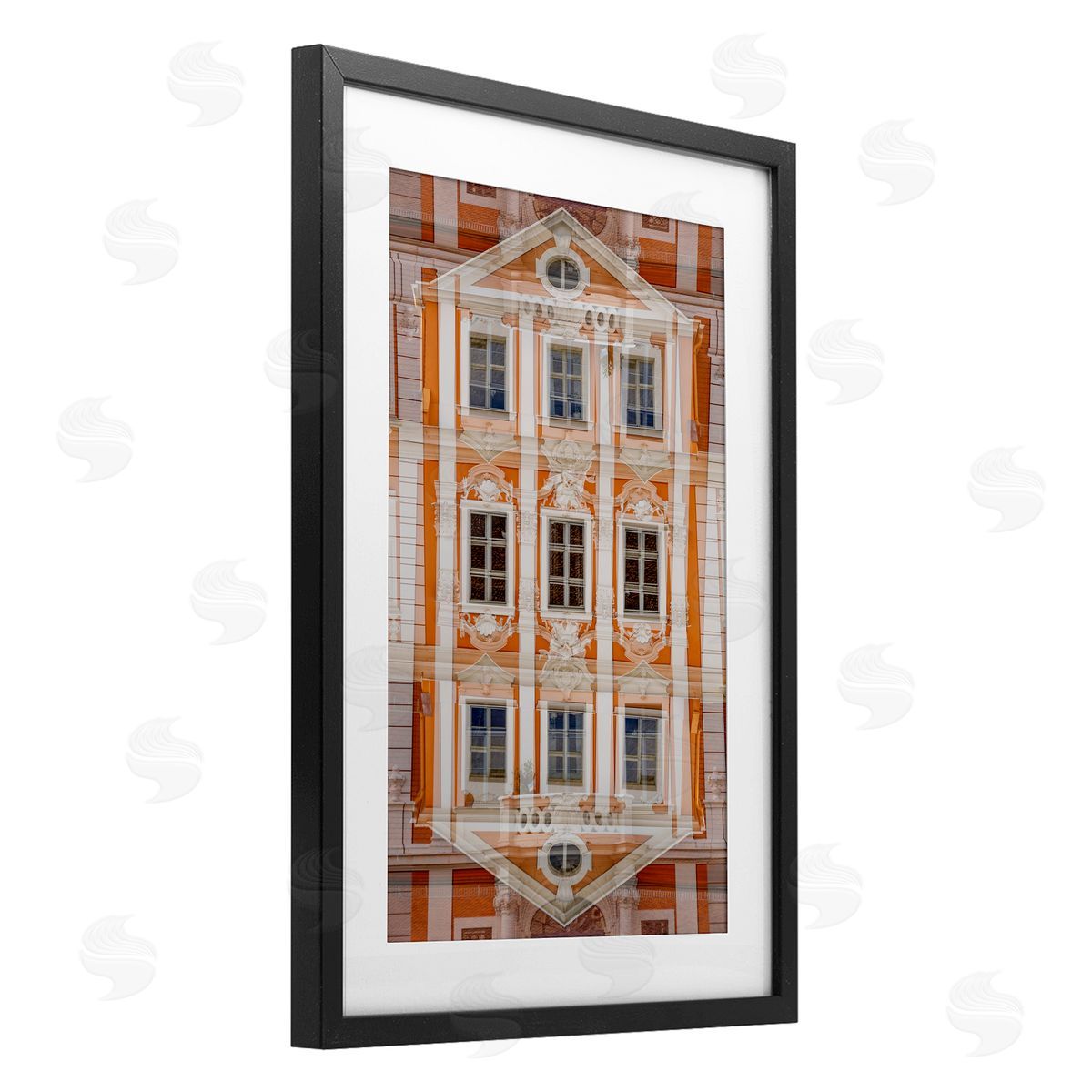 Robin Vandenabeele Symmetrical Architecture Windows Canvas Wall Art Print