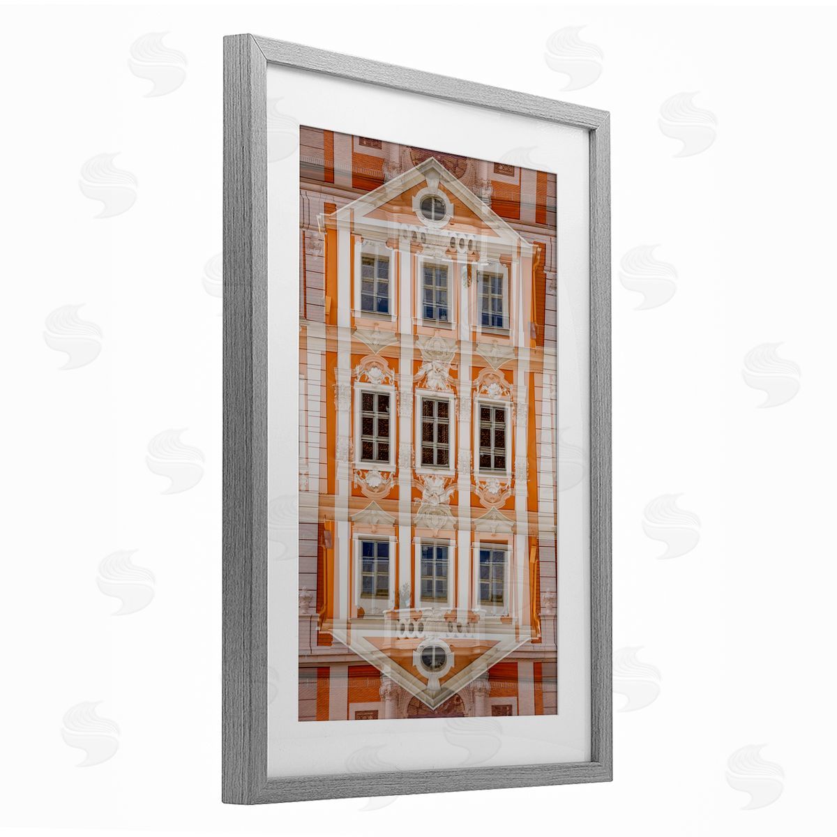 Robin Vandenabeele Symmetrical Architecture Windows Canvas Wall Art Print