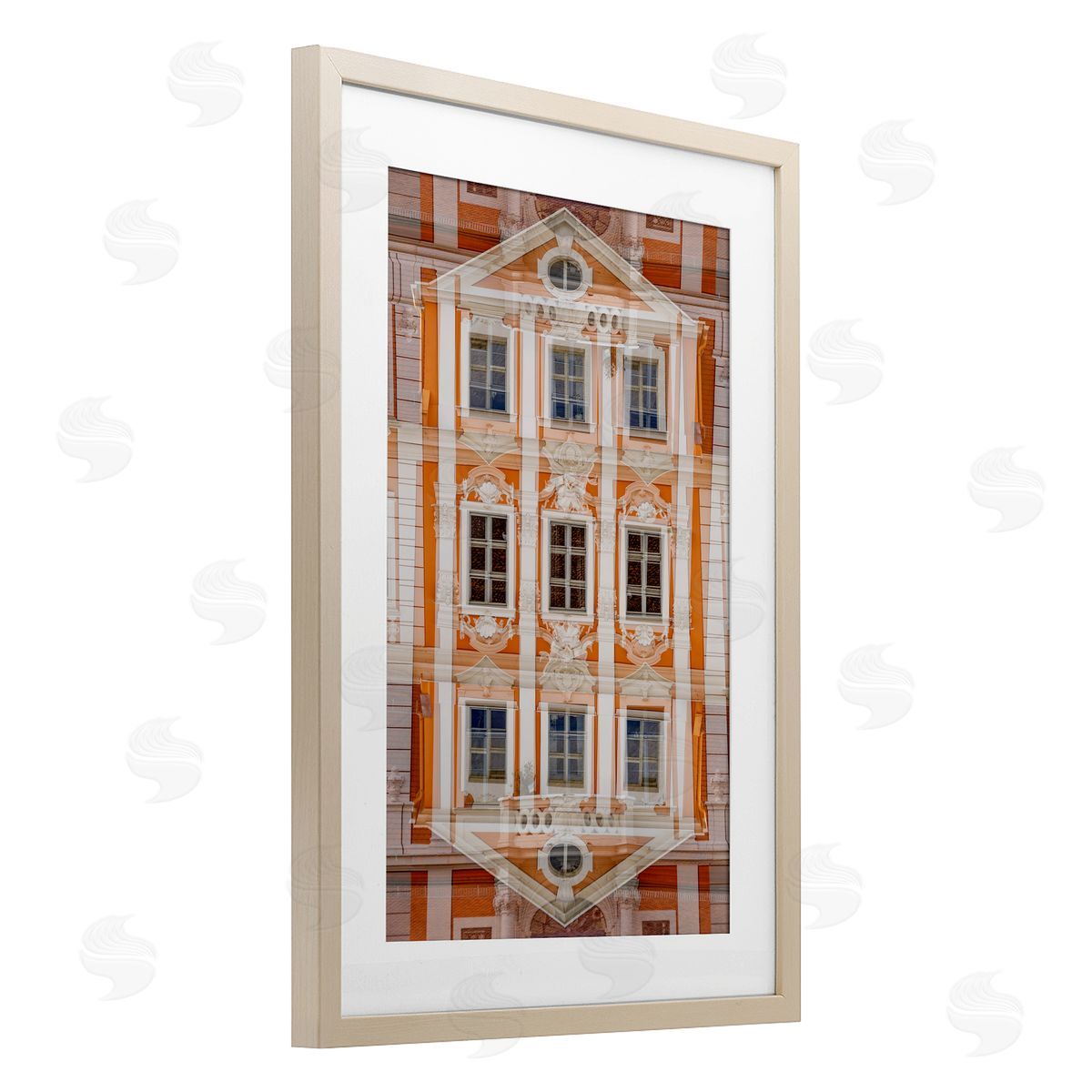 Robin Vandenabeele Symmetrical Architecture Windows Canvas Wall Art Print