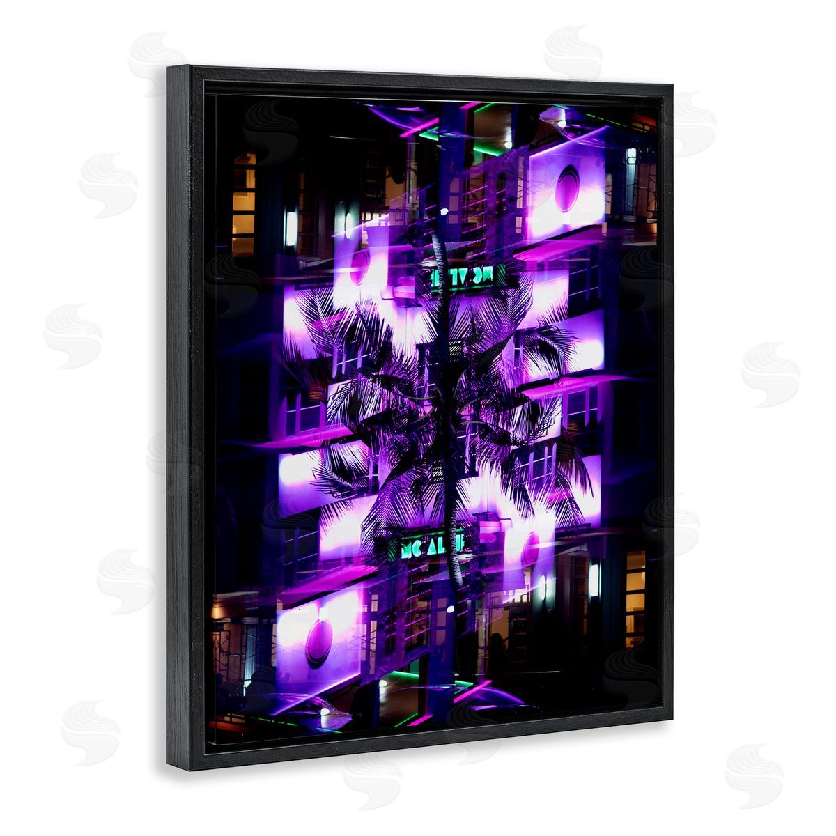Robin Vandenabeele Tropical Ocean Drive Surreal Canvas Wall Art Print