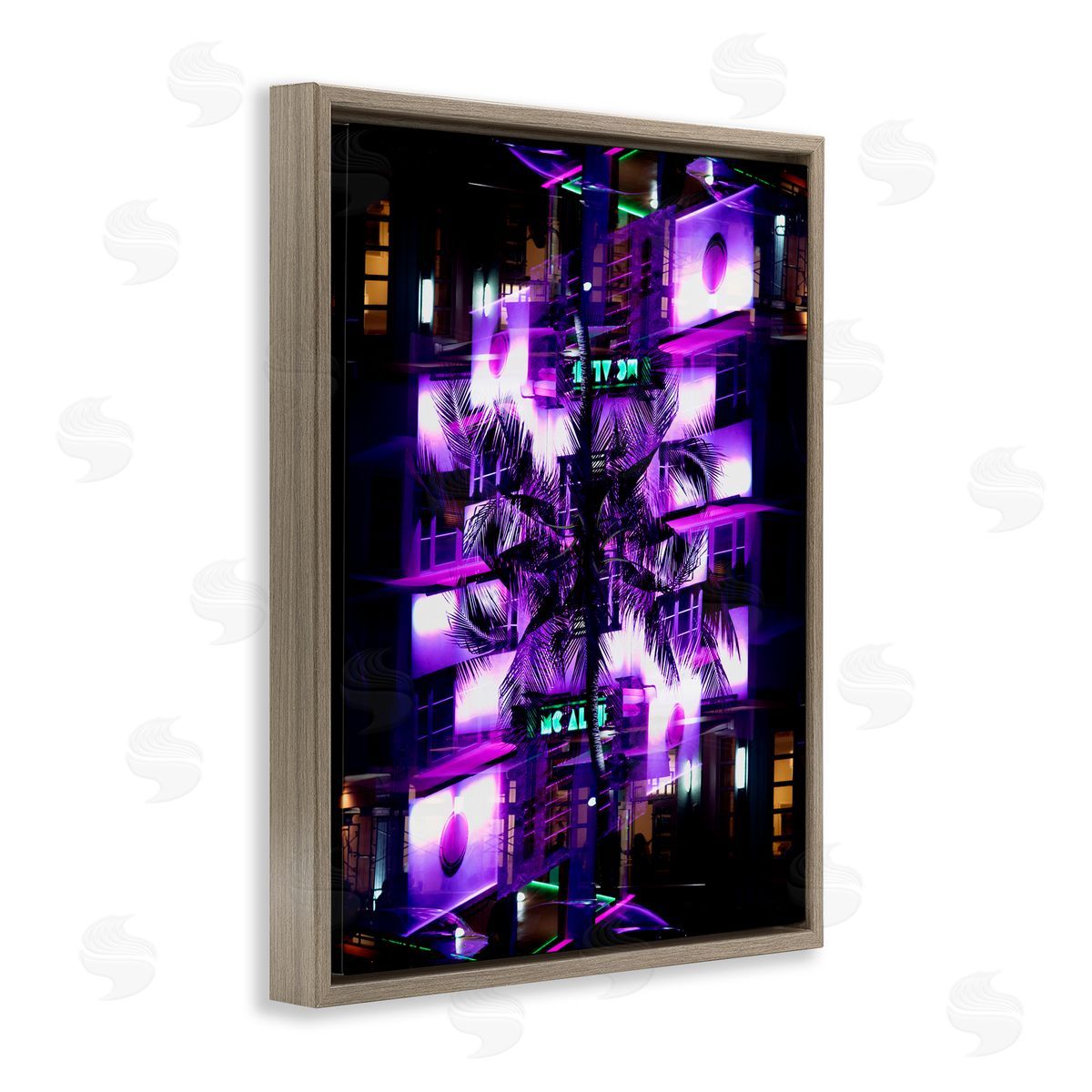 Robin Vandenabeele Tropical Ocean Drive Surreal Canvas Wall Art Print