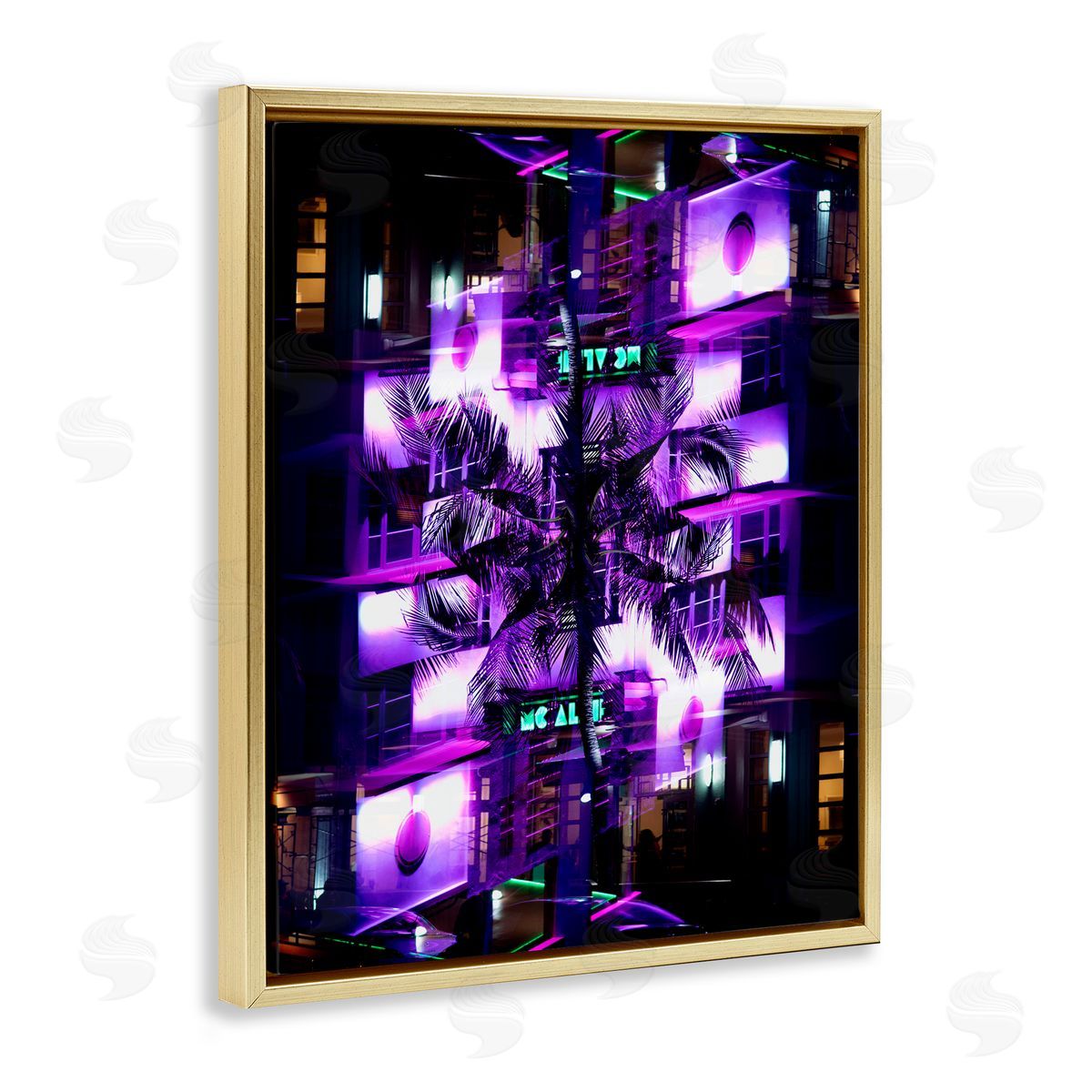 Robin Vandenabeele Tropical Ocean Drive Surreal Canvas Wall Art Print