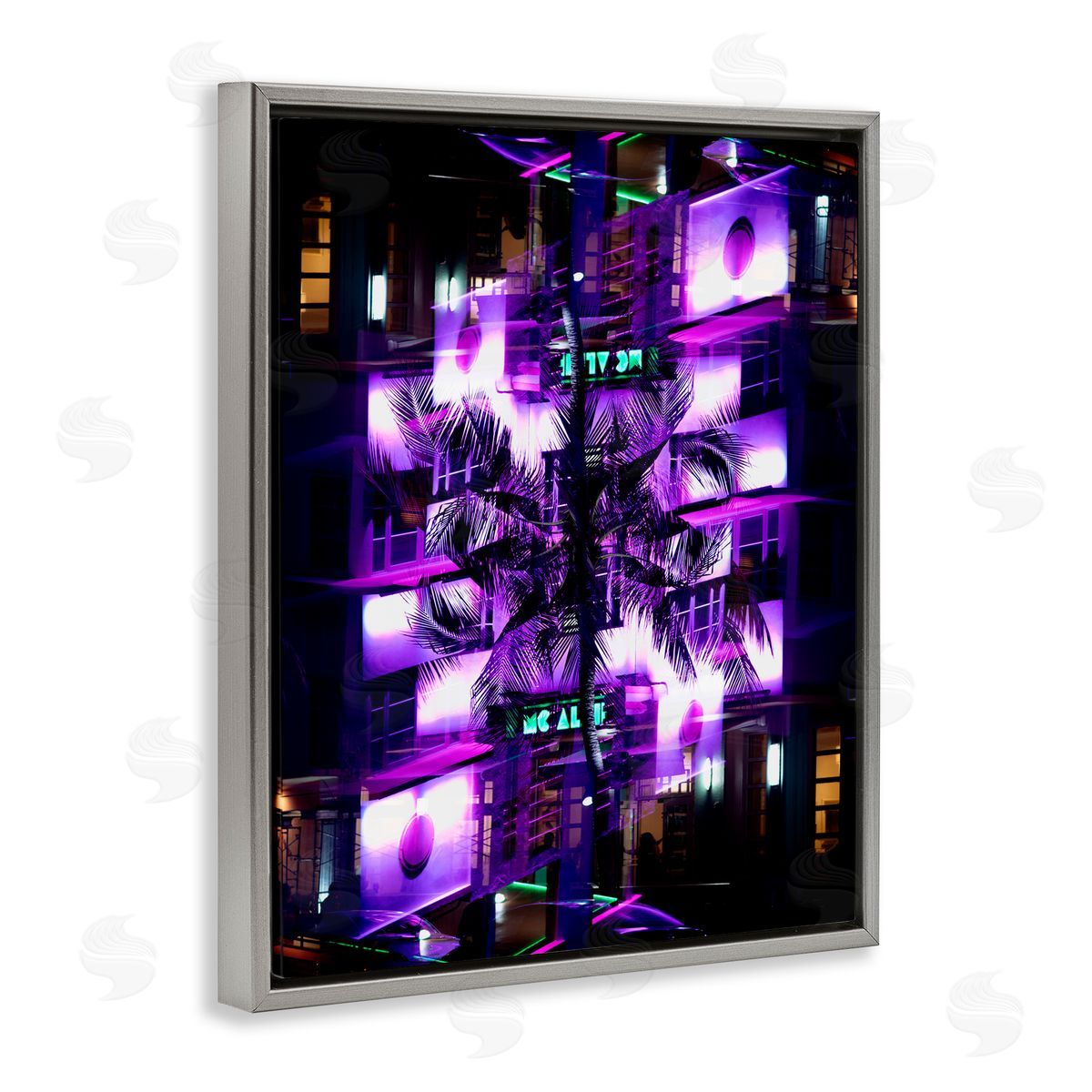 Robin Vandenabeele Tropical Ocean Drive Surreal Canvas Wall Art Print