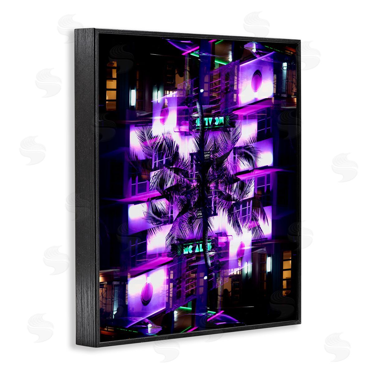 Robin Vandenabeele Tropical Ocean Drive Surreal Canvas Wall Art Print