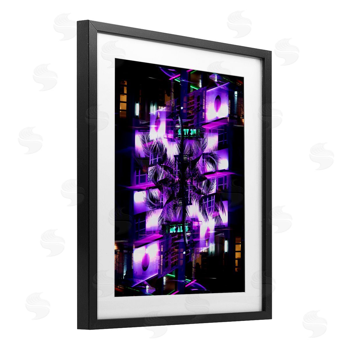 Robin Vandenabeele Tropical Ocean Drive Surreal Canvas Wall Art Print